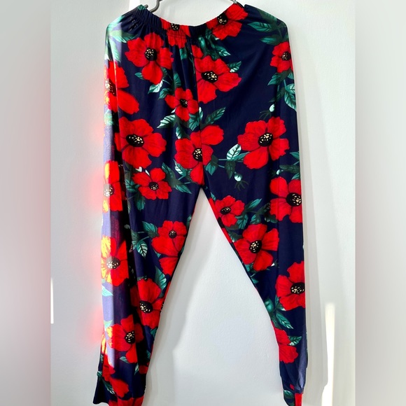 FLORAL STRETCHY PANTS - Picture 5 of 6